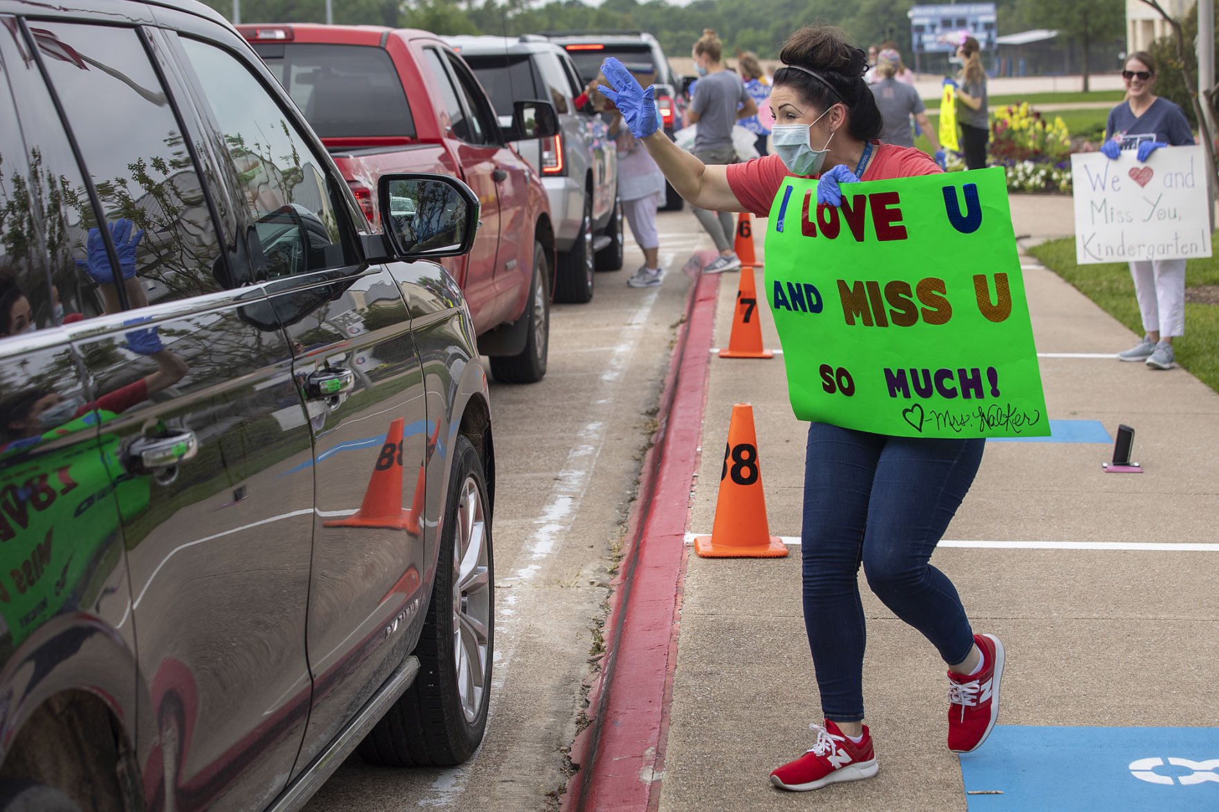 Brazos Christian School supply pick-up